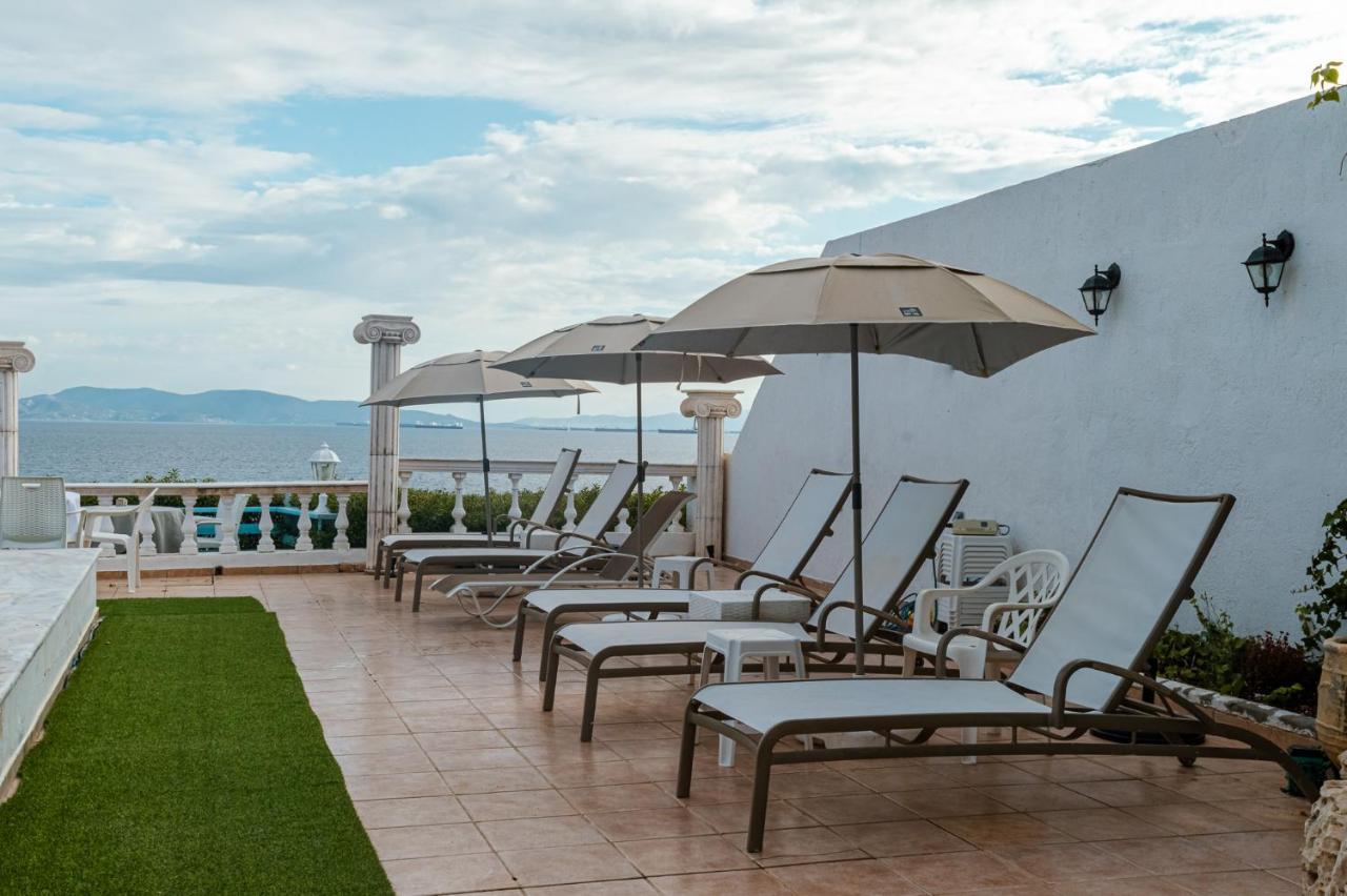 Mistral Apartment Souvala Bagian luar foto