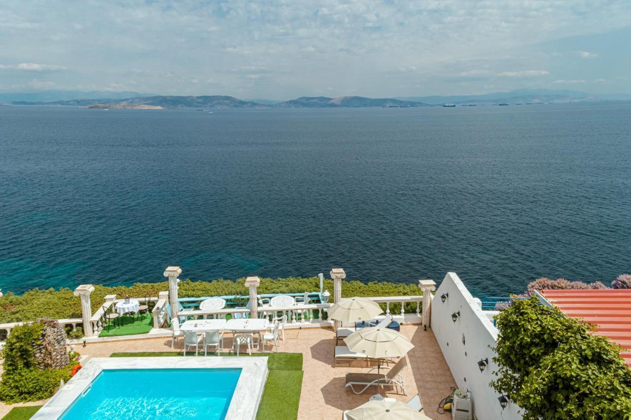 Mistral Apartment Souvala Bagian luar foto