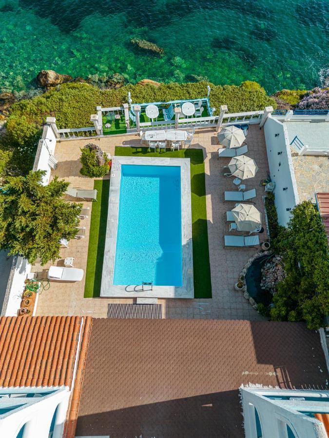 Mistral Apartment Souvala Bagian luar foto